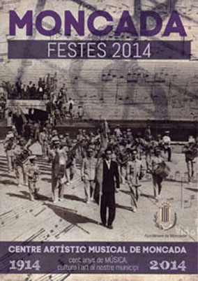 Portada libro de fiestas Moncada 2014.