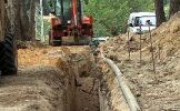 Obras de alcantarillado.