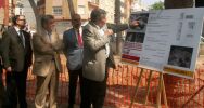 Juan José Medina presentando el nuevo cuartel de la Guardia Civil de Moncada.