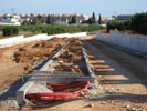 Obras del camino del cementerio.