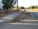 Obras en acceso a Masías desde Los Dolores.