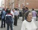 Gente en la calle.
