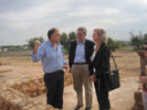 Visita de autoridades al Tos Pelat.