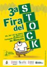 Cartel tercera feria del stock de Moncada.