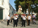 La romería de la virgen.