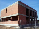 El centro social en obras.