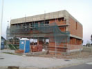 El centro social en obras.