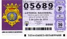 Décimo de lotería.