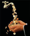 Grifo de dinero.