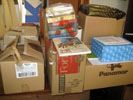 Cajas de libros.