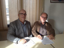 Antonio Molina Talens y Heriberto Pérez;.