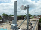 Antenas de telefonía móvil.