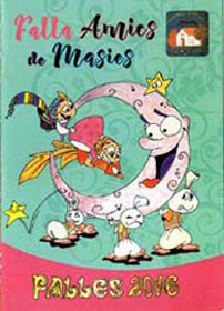 Portada llibret de la Falla Amics de Masies.