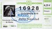 Participación de lotería.