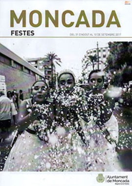 Portada del libro de fiestas de Moncada 2017.