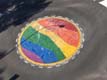 Rotonda LGTBI de Moncada.