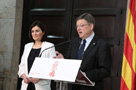 Carmen Montón y Ximo Puig.