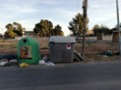 Contenedores de basura en Masías.