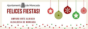Tarjeta de felicitación del Ayuntamiento de Moncada.