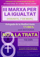Cartel III marxa per la igualtat.
