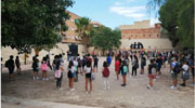 Patio del colegio San Jaime Apostol de Moncada.