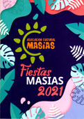 Portada del libro de las fiestas de Masías 2021.