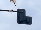 Cámara de seguridad en un semáfiro.