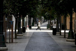 Calles poco transitadas.