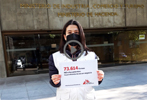 Entrega de firmas por MSF.