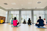 Clase de yoga.
