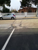 La calle 137 de Masías recién asfaltada.