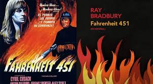 Cartel de 'Fahrenhait 451'.