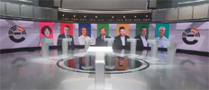 Debate electoral.