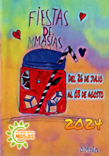 Portada del libro de las fiestas de Masías 2024.