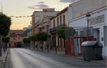 Barreras en las calles de Moncada.
