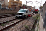 Accidente en el metro.
