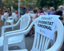 Sillas reservadas.